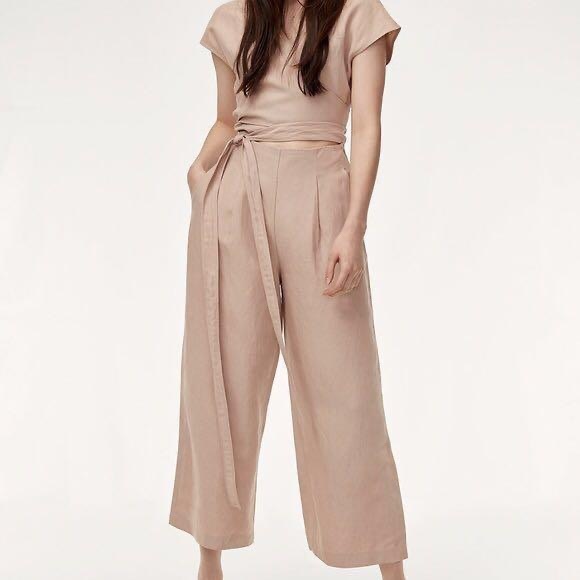 Aritzia Pants - Aritzia x Wilfred linen BRAX jumpsuit